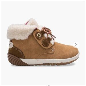MERELL Bare Steps cocoa chestnut boots SIZE Toddler 10